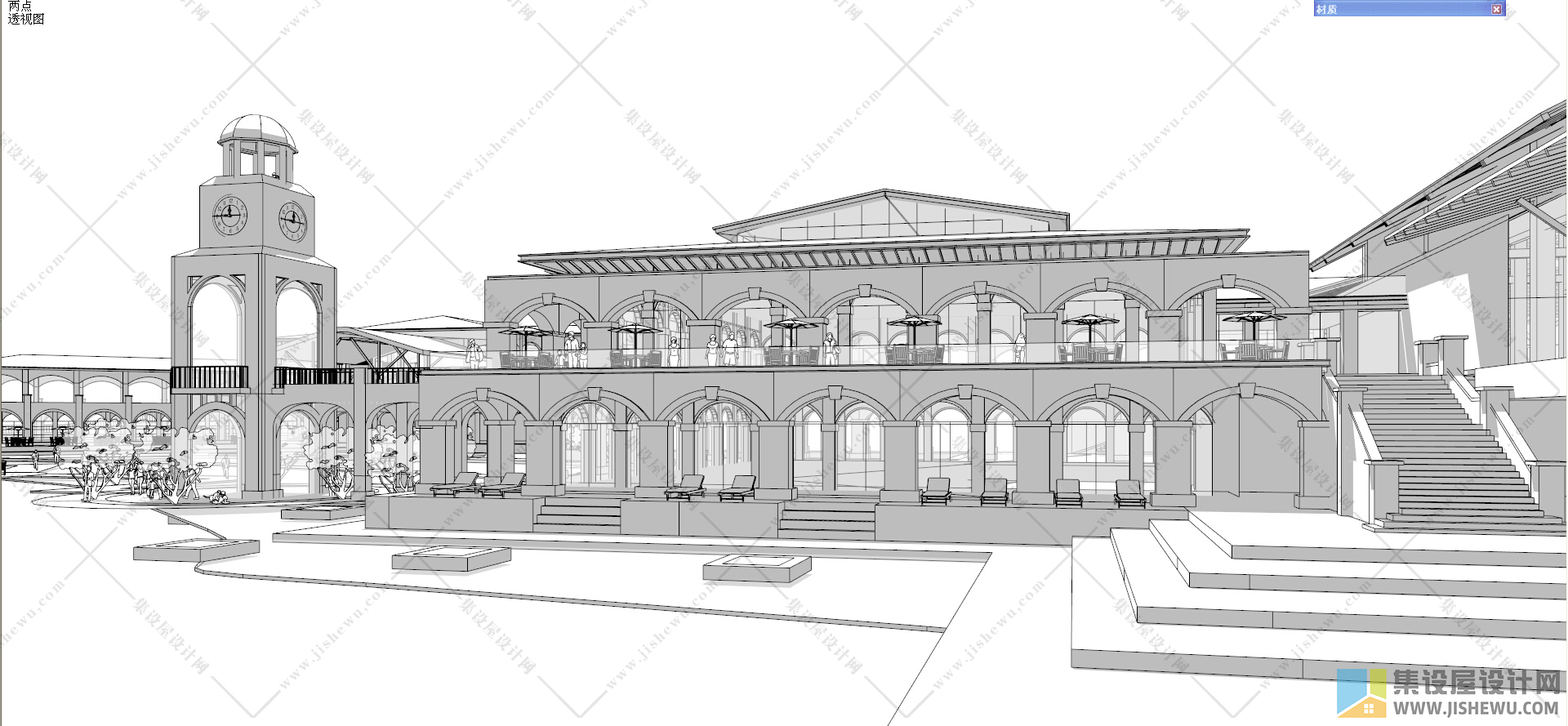 西班牙风格会所建筑-8