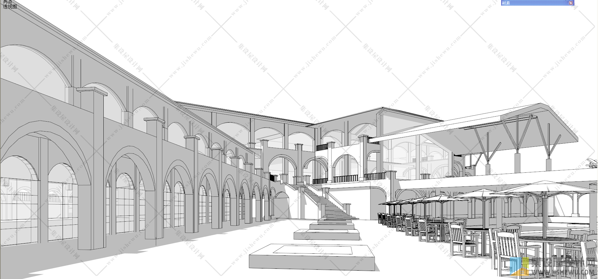 西班牙风格会所建筑-5