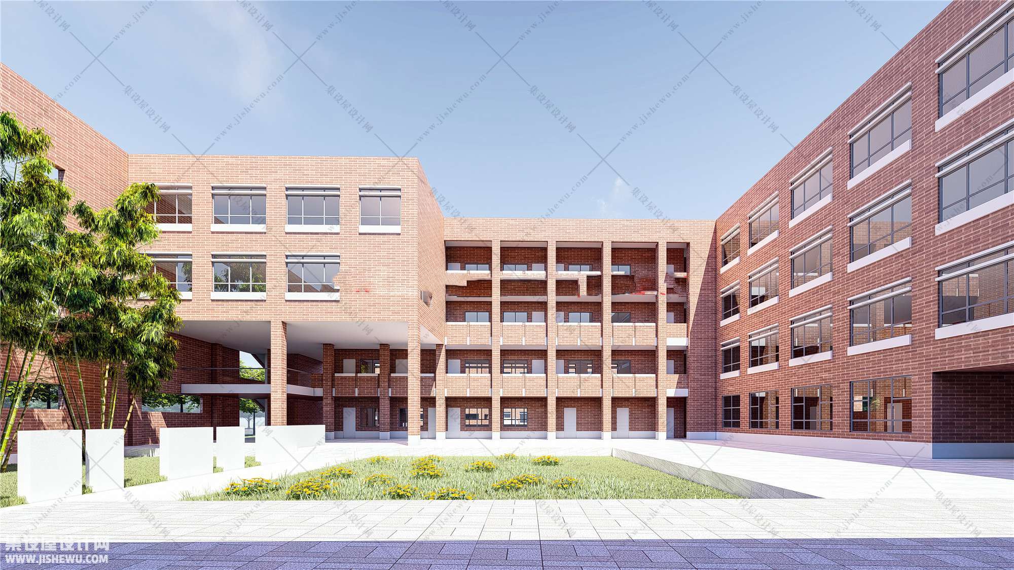 Vanke某小学方案红砖-2