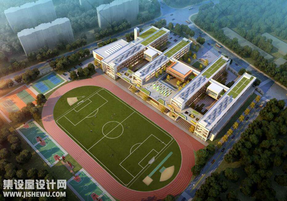 张家港实验小学 总体模型-1