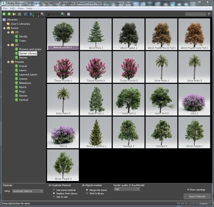 3DS MAX森林树木植物插件破解版 + 模型库 Itoo Forest Pack Pro 6.2.1 for 3ds Max 2018/2019/2020