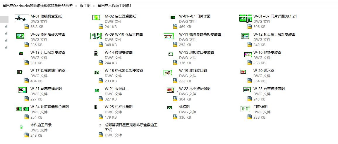 星巴克Starbucks咖啡馆连锁餐饮手册66份资料