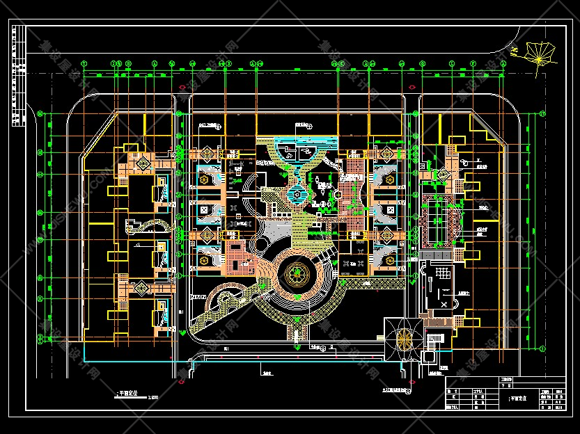 广场景观CAD平面图145套-48