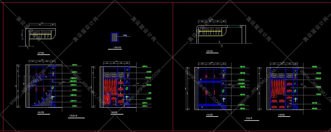 78款衣柜设计CAD详图-15