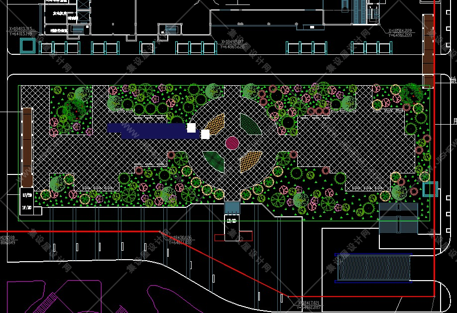 广场景观CAD平面图145套-47