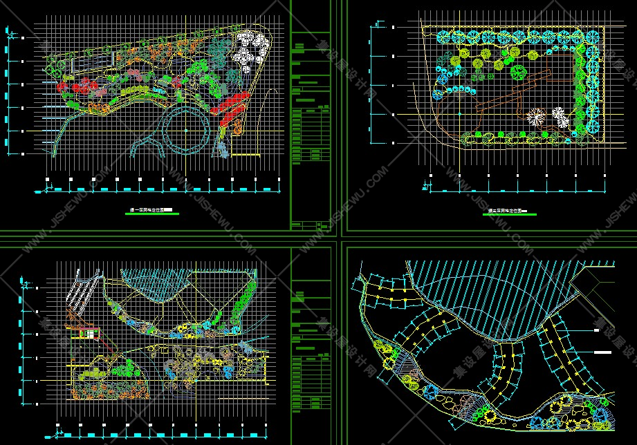 广场景观CAD平面图145套-38
