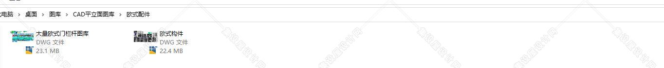 CAD平立面图库-3