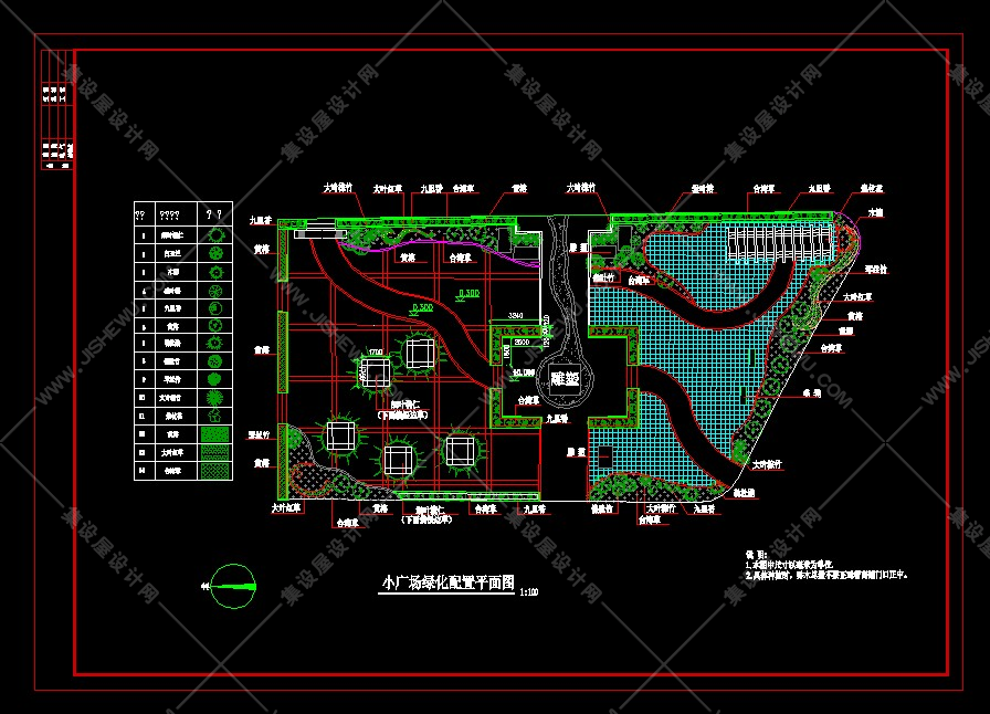 广场景观CAD平面图145套-27