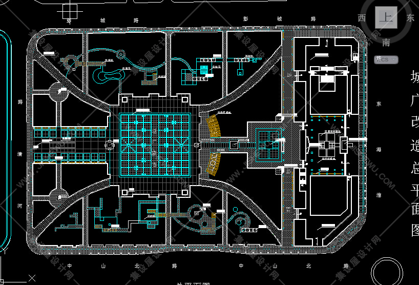 广场景观CAD平面图145套-46