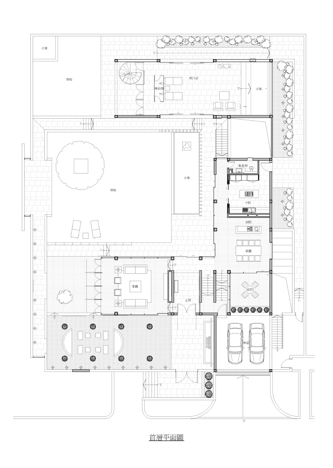 上海九间堂C3型别墅样板房施工图-11