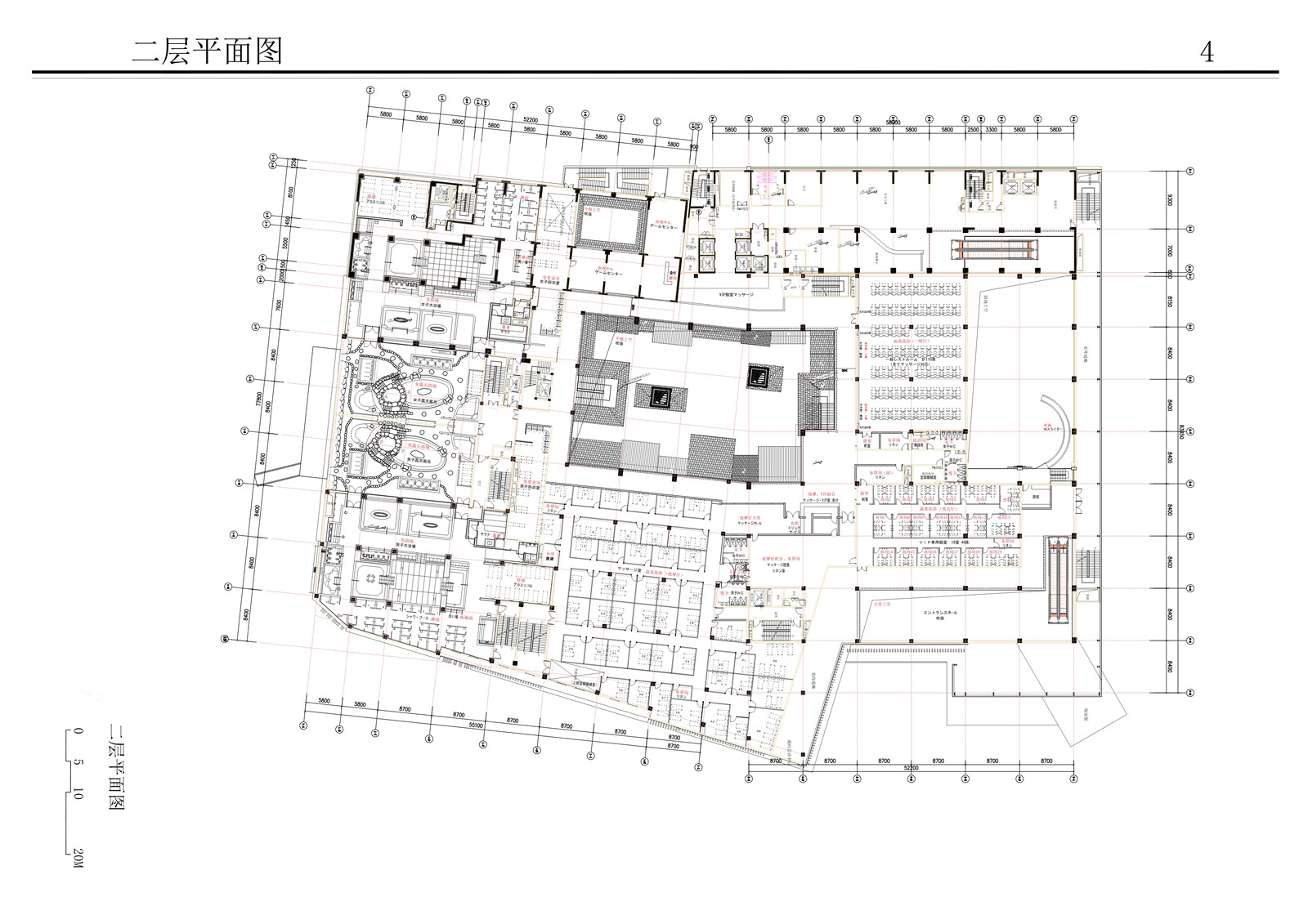 天津温泉 - 作品案例丨设计方案+效果图SU模型+施工图+物料+灯光丨803M-8