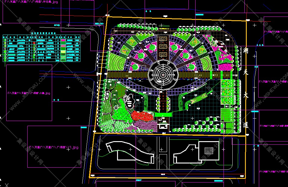 广场景观CAD平面图145套-39