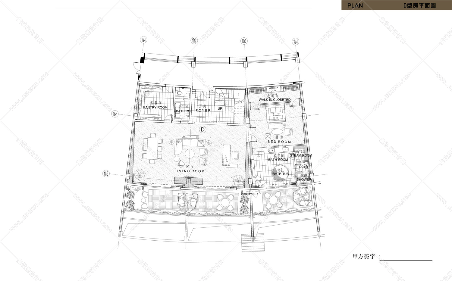 三亚鸿洲游艇国际酒店(这套很全，效果图大图，施工图，材料表，家具，洁具都有662M)-16