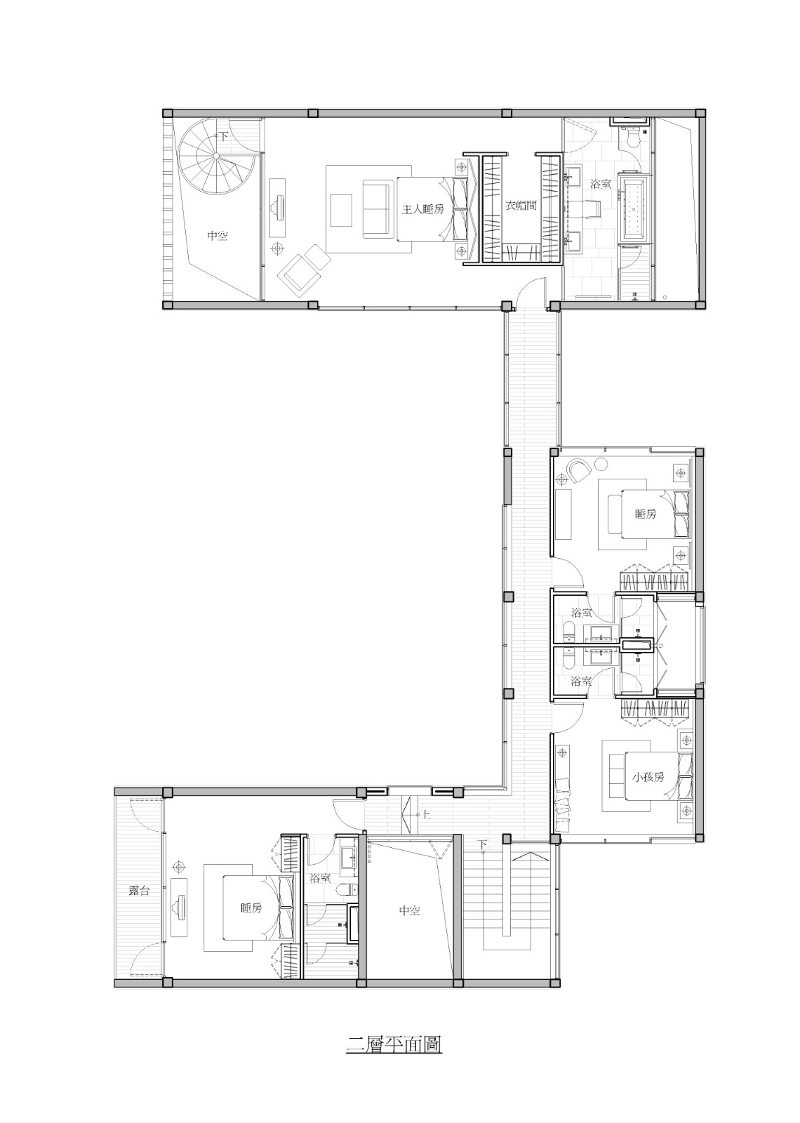 上海九间堂C3型别墅样板房施工图-12