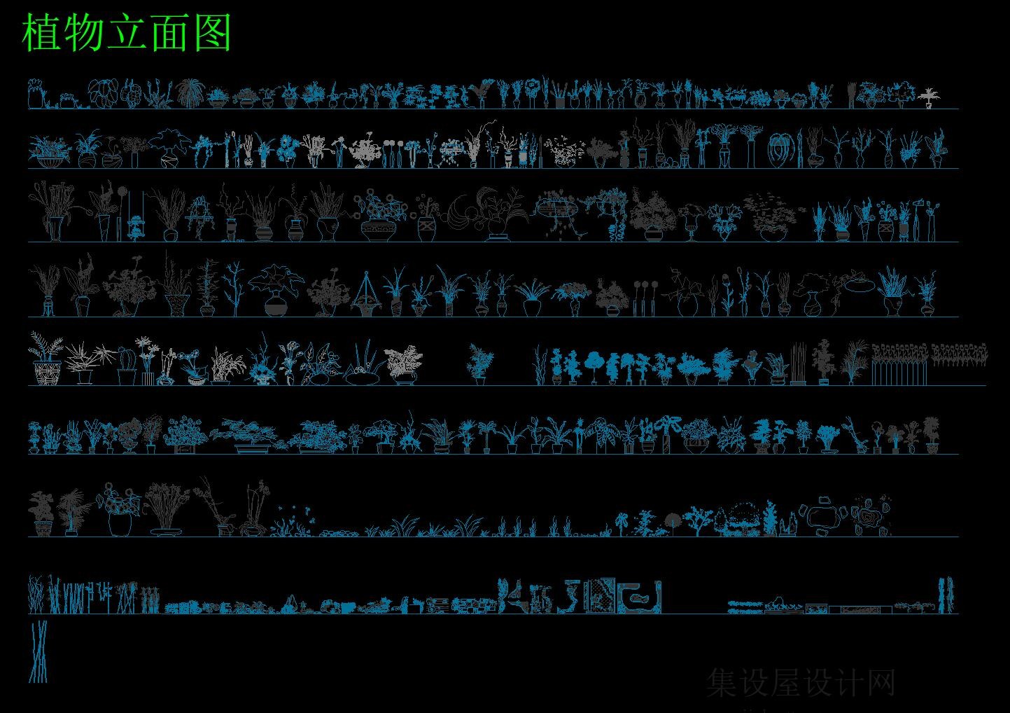 CAD平立面图库 最全最新的综合图库-122