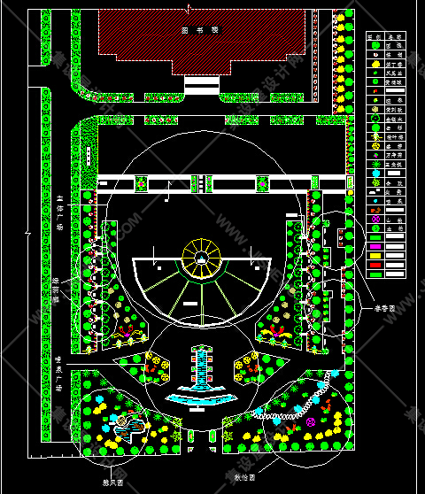 广场景观CAD平面图145套-61