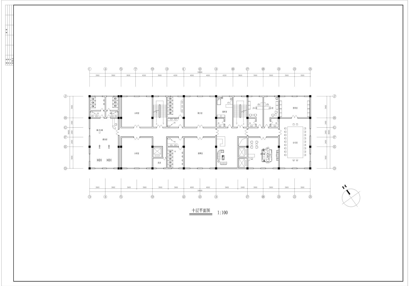 【高层建筑施工图】1300套高层小区施工图 小区多层高层户型住宅楼建筑设计施工图纸CAD设计立面大全套图库-18