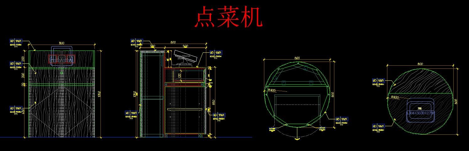 【酒店设计专用CAD图库丨平面家具CAD图库+立面图库+节点大样图库丨DWG格式丨42M-40