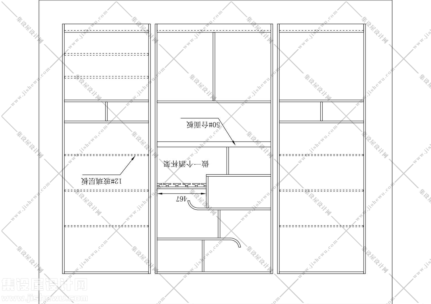 酒柜设计图纸-3