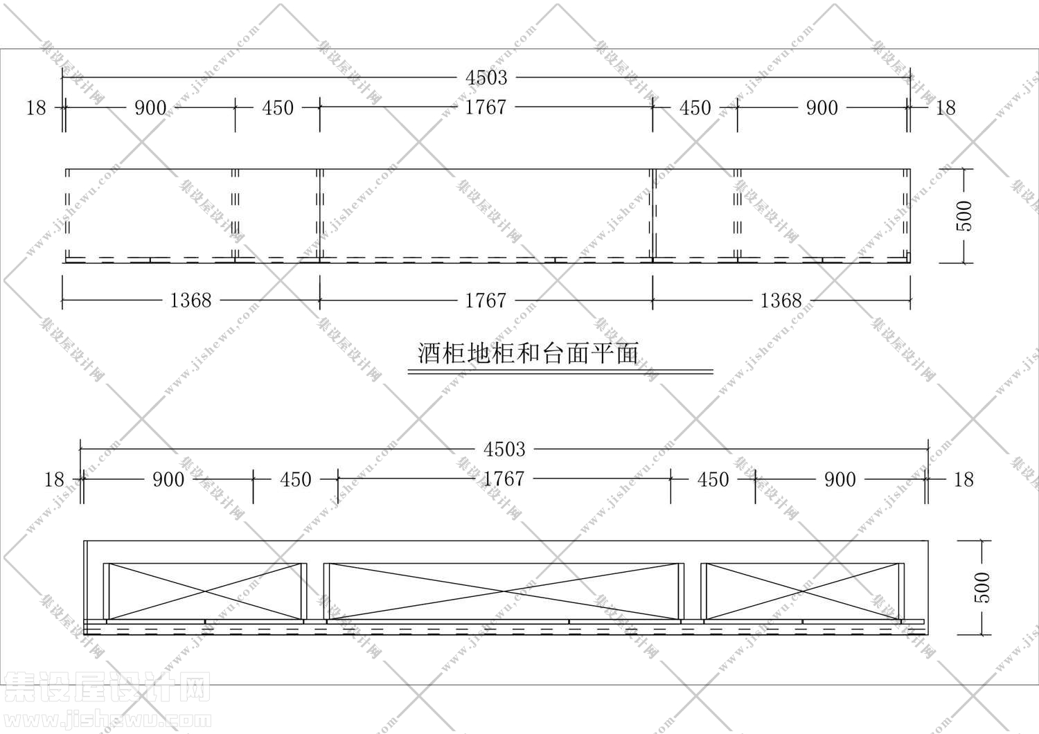 酒柜设计图纸-3