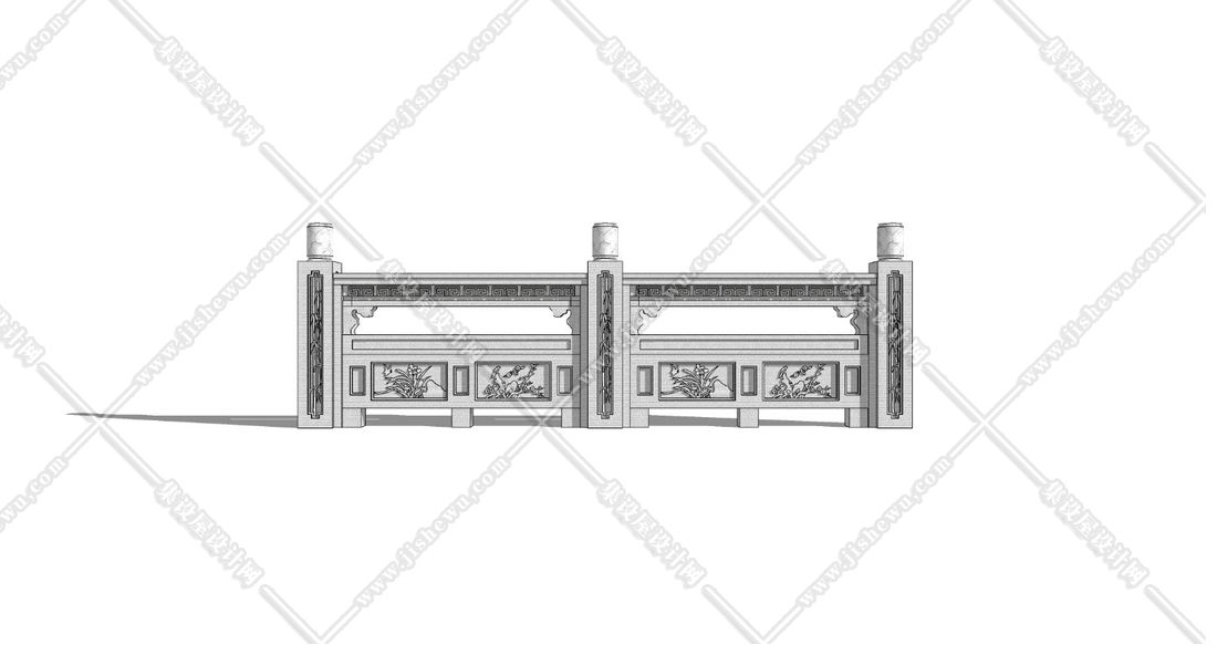中式栏杆-1