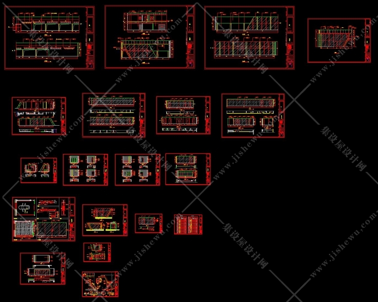 汽车展厅施工图CAD图纸-9