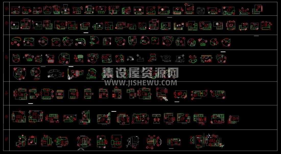 2024网红高端家具cad图库（适用于2010以上版本）-1