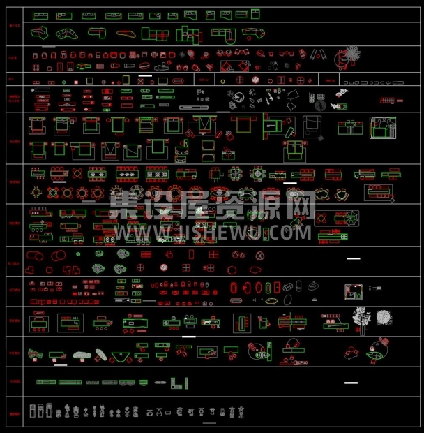 2024网红高端家具cad图库（适用于2010以上版本）-2