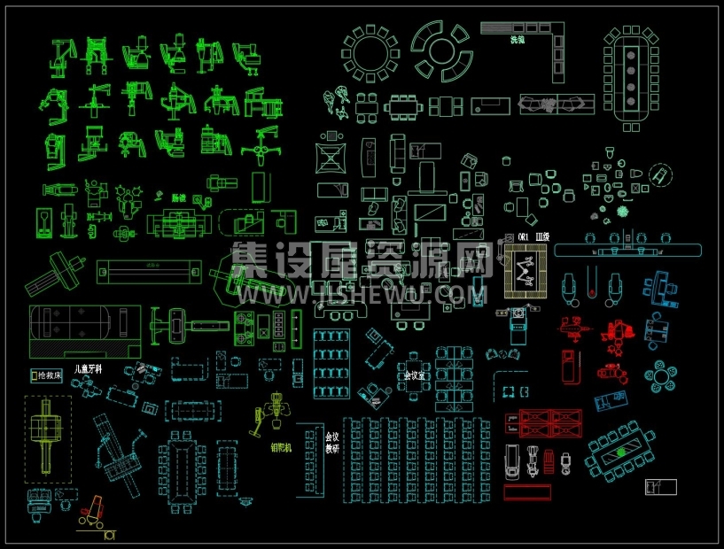 医疗器械cad图块合集-1