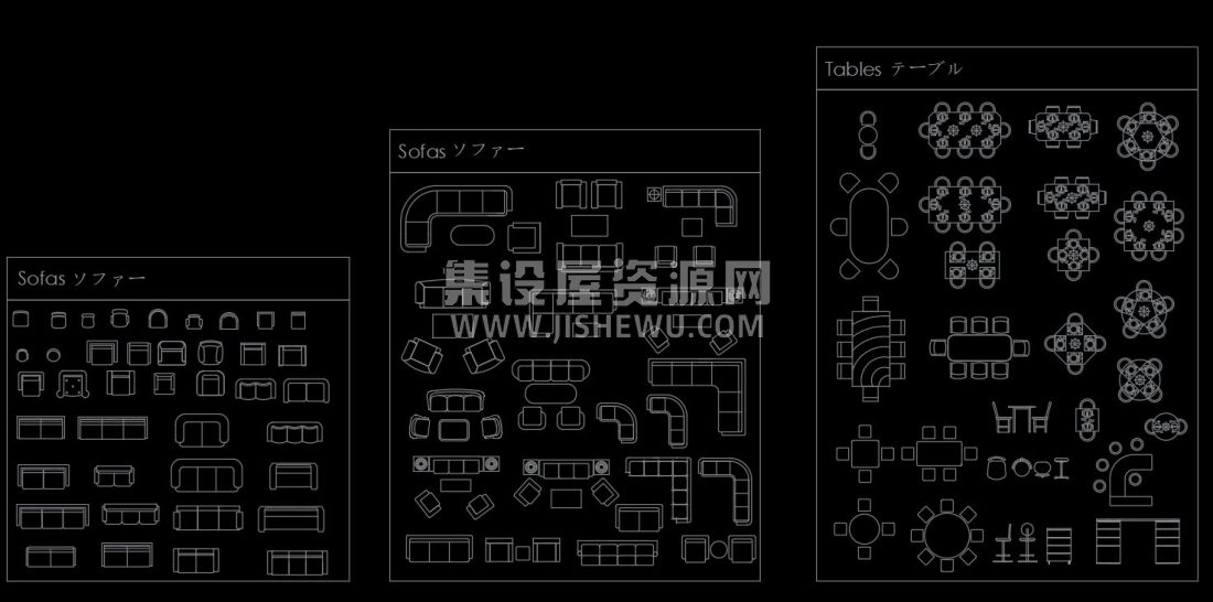 日式风格CAD图库-1