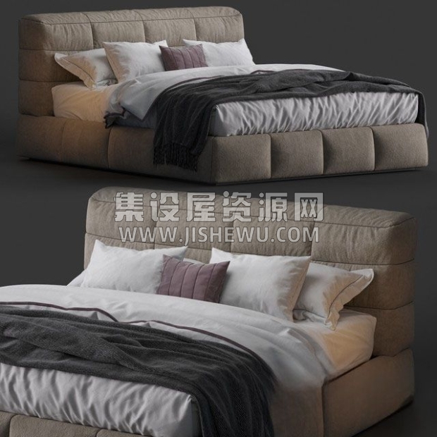 床具 双人床 Bed-1