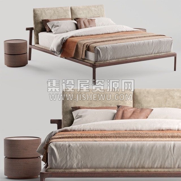 床具 双人床 Bed-1